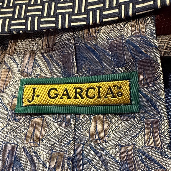 Lot of 10 Neckties - 9 silk, 1 Polyester - 1 Jerry Garcia, 3 Versa, 1 Mezzano - Picture 5 of 9